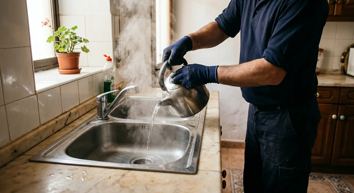 Cómo desatascar un fregadero: métodos caseros y cuándo llamar al profesional