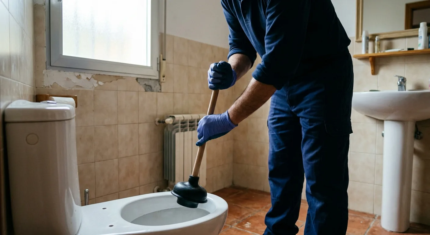 Cómo desatascar un inodoro o WC: guía práctica