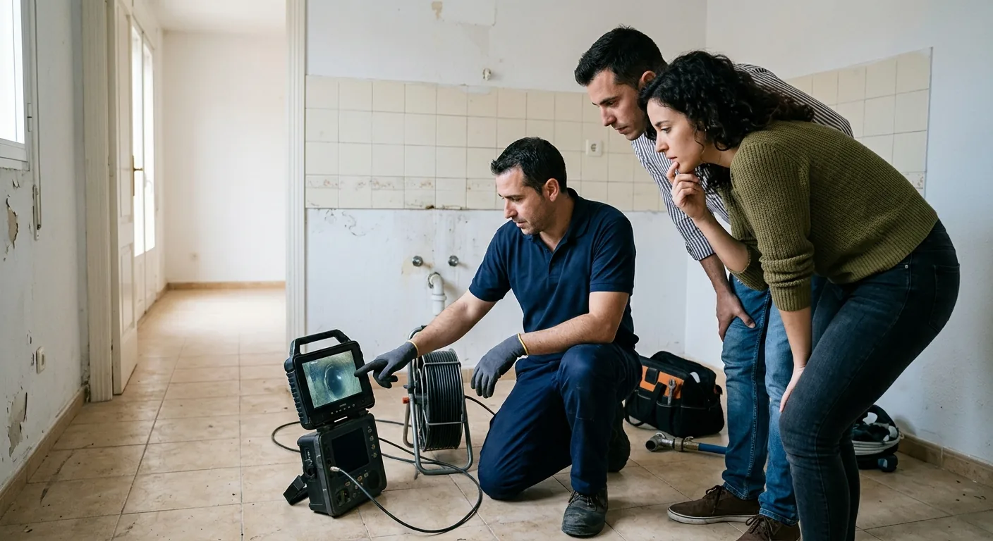 Inspección cámara antes de comprar casa: por qué es imprescindible